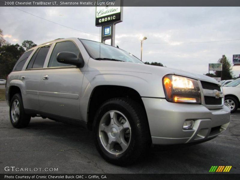 Silverstone Metallic / Light Gray 2008 Chevrolet TrailBlazer LT