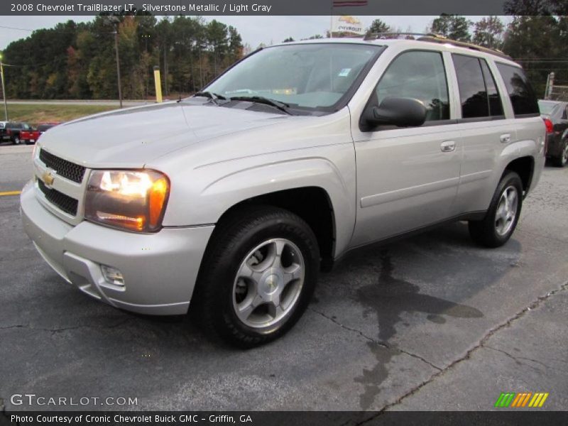 Silverstone Metallic / Light Gray 2008 Chevrolet TrailBlazer LT
