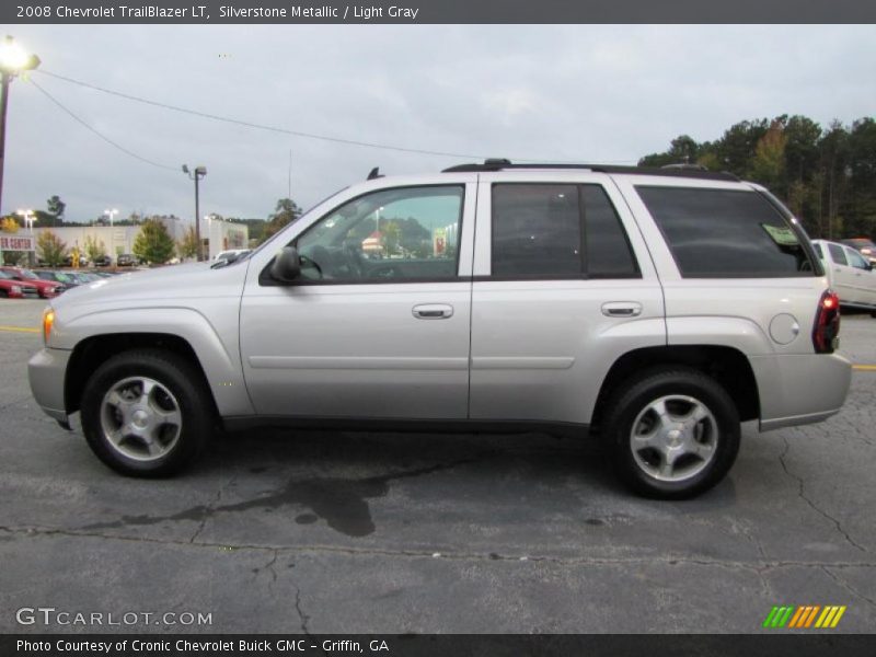 Silverstone Metallic / Light Gray 2008 Chevrolet TrailBlazer LT