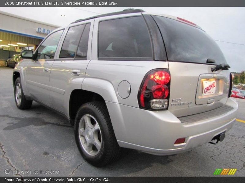 Silverstone Metallic / Light Gray 2008 Chevrolet TrailBlazer LT