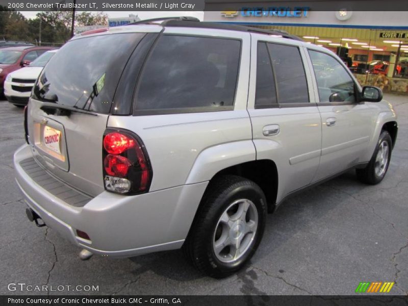 Silverstone Metallic / Light Gray 2008 Chevrolet TrailBlazer LT