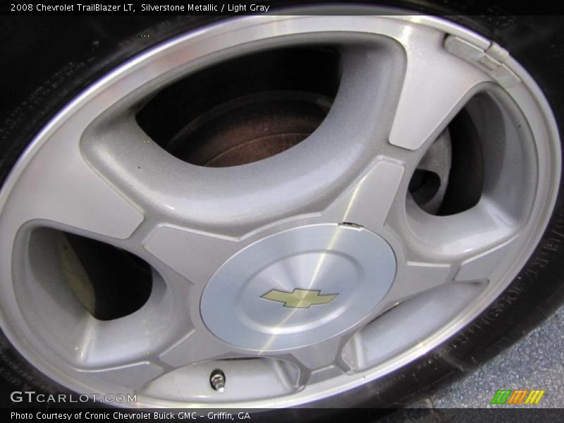 Silverstone Metallic / Light Gray 2008 Chevrolet TrailBlazer LT