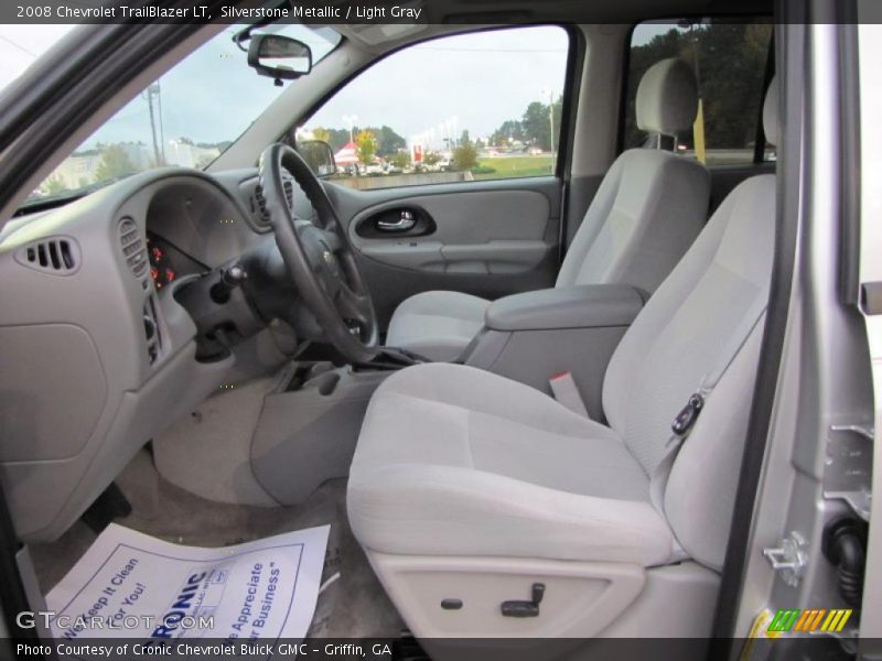 Silverstone Metallic / Light Gray 2008 Chevrolet TrailBlazer LT