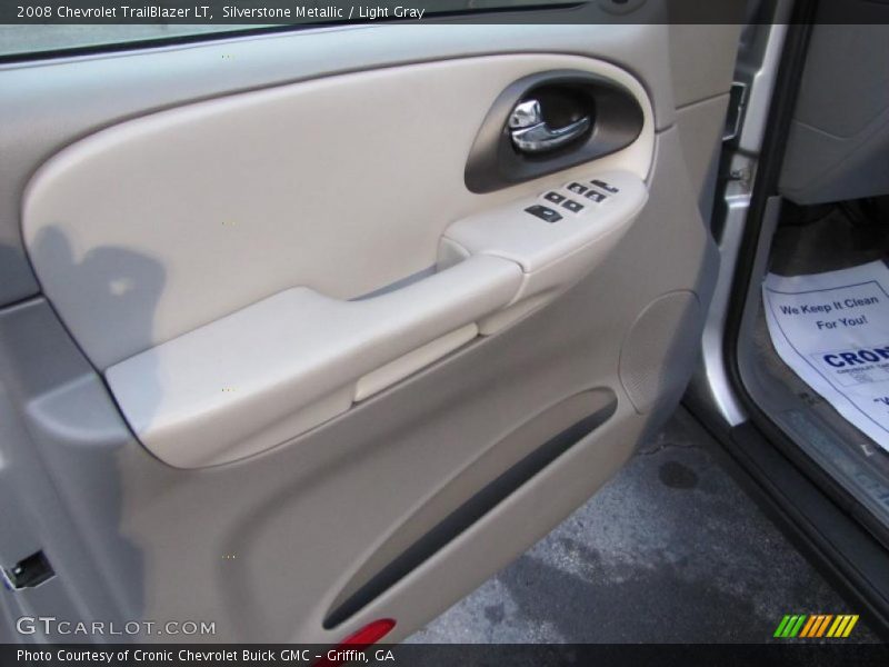 Silverstone Metallic / Light Gray 2008 Chevrolet TrailBlazer LT