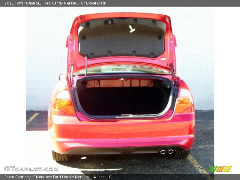 Red Candy Metallic / Charcoal Black 2011 Ford Fusion SE