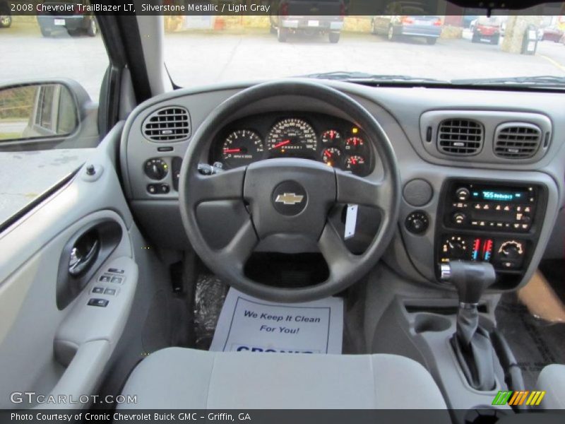 Silverstone Metallic / Light Gray 2008 Chevrolet TrailBlazer LT
