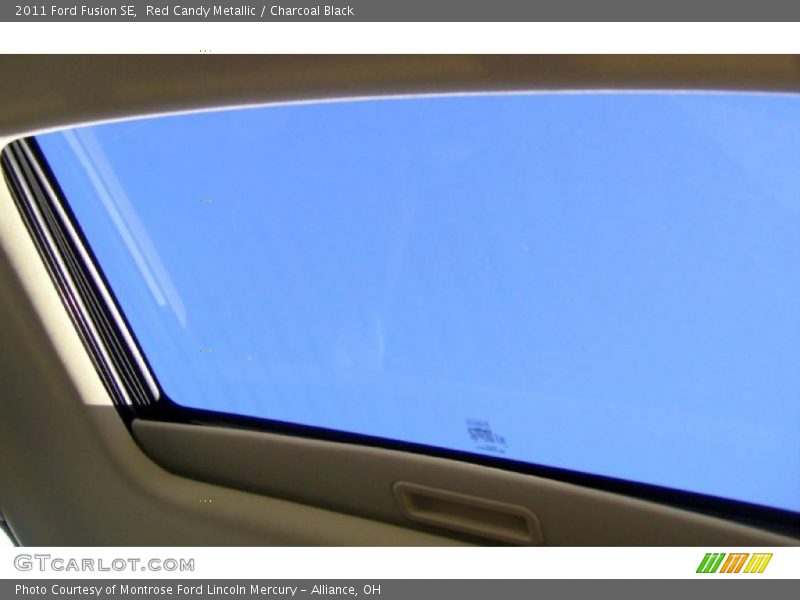 Red Candy Metallic / Charcoal Black 2011 Ford Fusion SE