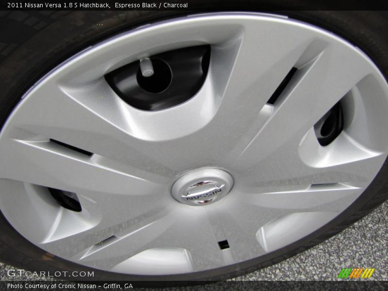 Espresso Black / Charcoal 2011 Nissan Versa 1.8 S Hatchback