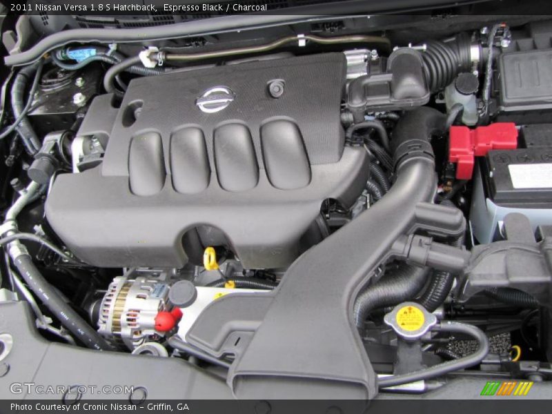 Espresso Black / Charcoal 2011 Nissan Versa 1.8 S Hatchback
