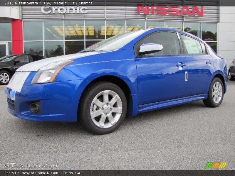 Metallic Blue / Charcoal 2011 Nissan Sentra 2.0 SR