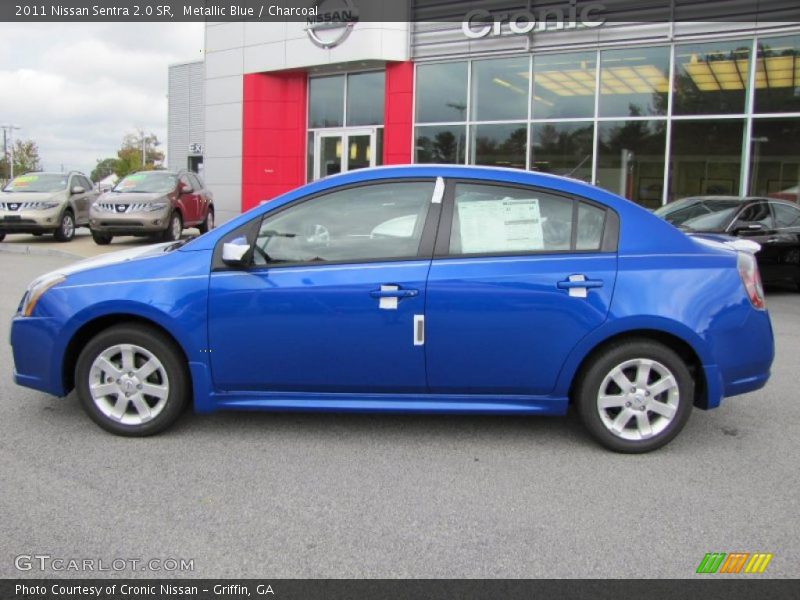 Metallic Blue / Charcoal 2011 Nissan Sentra 2.0 SR
