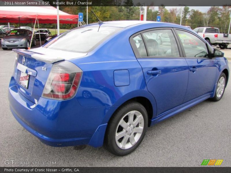 Metallic Blue / Charcoal 2011 Nissan Sentra 2.0 SR