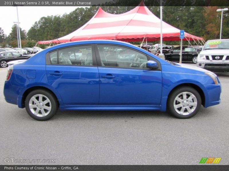 Metallic Blue / Charcoal 2011 Nissan Sentra 2.0 SR