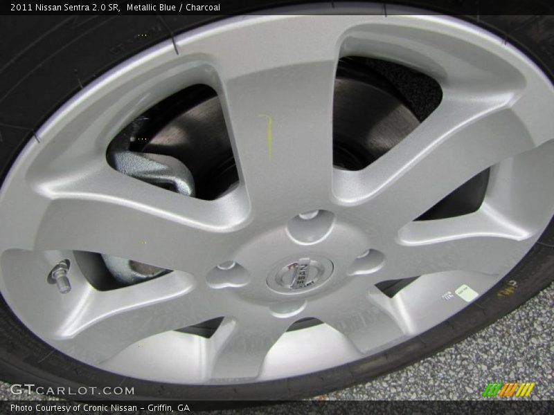 Metallic Blue / Charcoal 2011 Nissan Sentra 2.0 SR