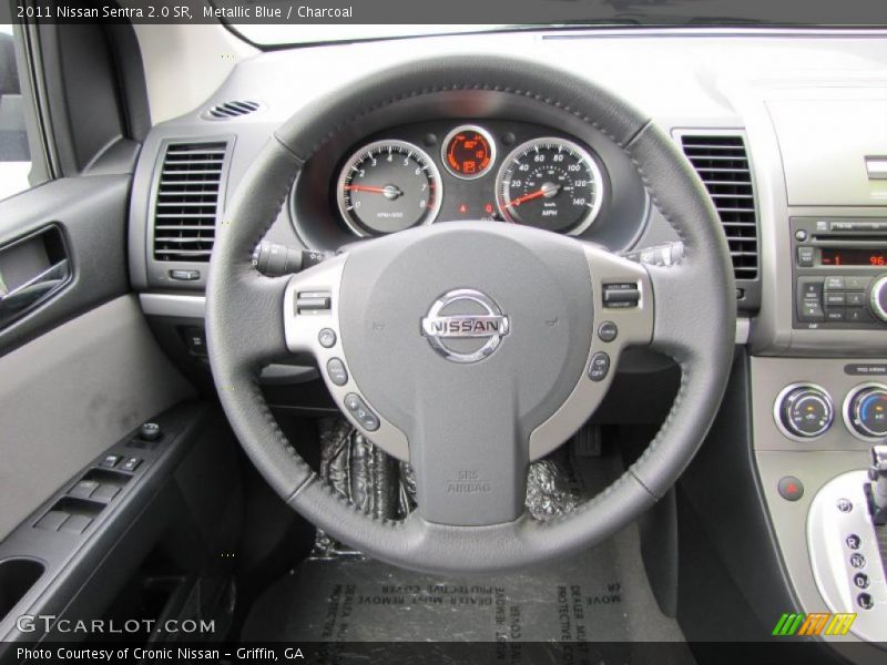 Metallic Blue / Charcoal 2011 Nissan Sentra 2.0 SR