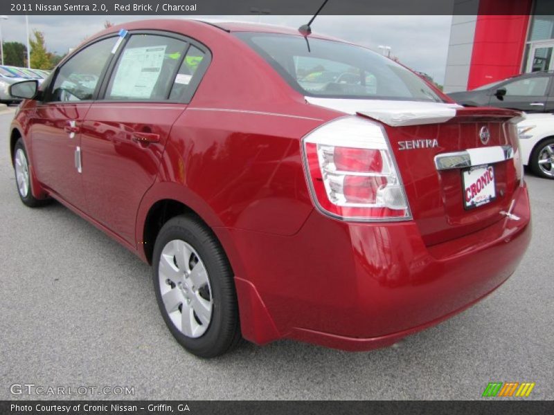 Red Brick / Charcoal 2011 Nissan Sentra 2.0