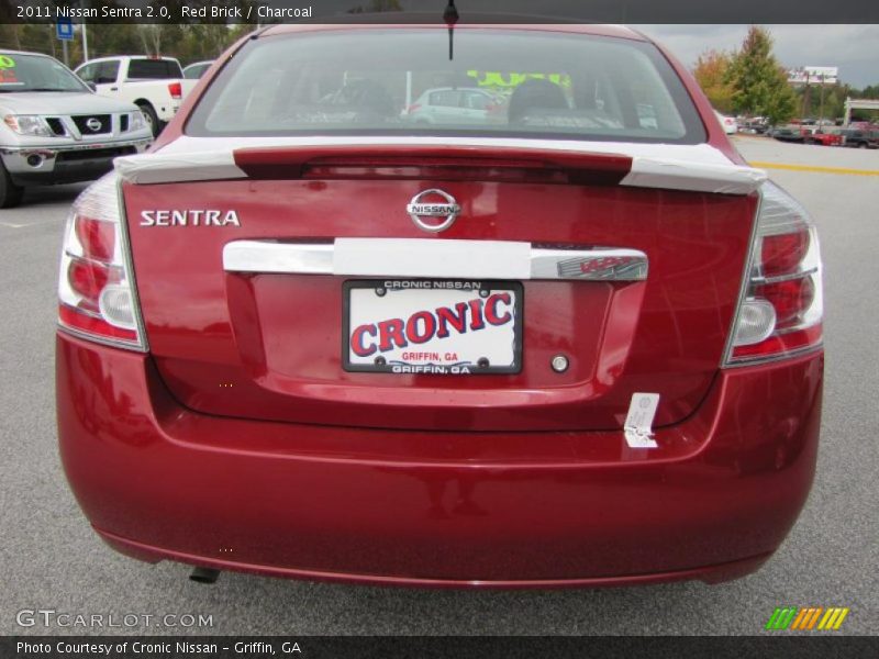 Red Brick / Charcoal 2011 Nissan Sentra 2.0