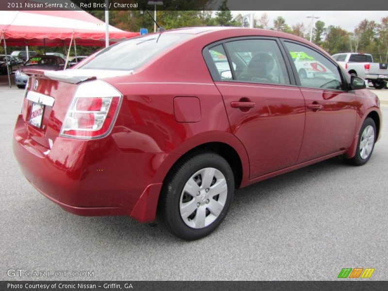 Red Brick / Charcoal 2011 Nissan Sentra 2.0