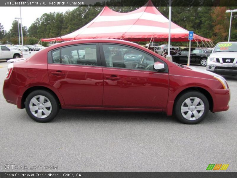 Red Brick / Charcoal 2011 Nissan Sentra 2.0