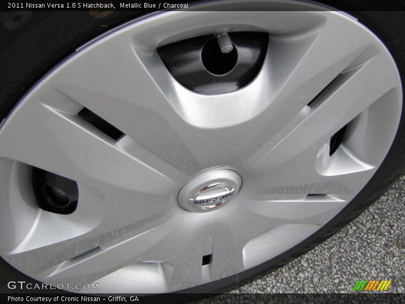 Metallic Blue / Charcoal 2011 Nissan Versa 1.8 S Hatchback