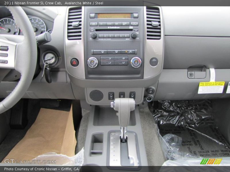 Controls of 2011 Frontier SL Crew Cab