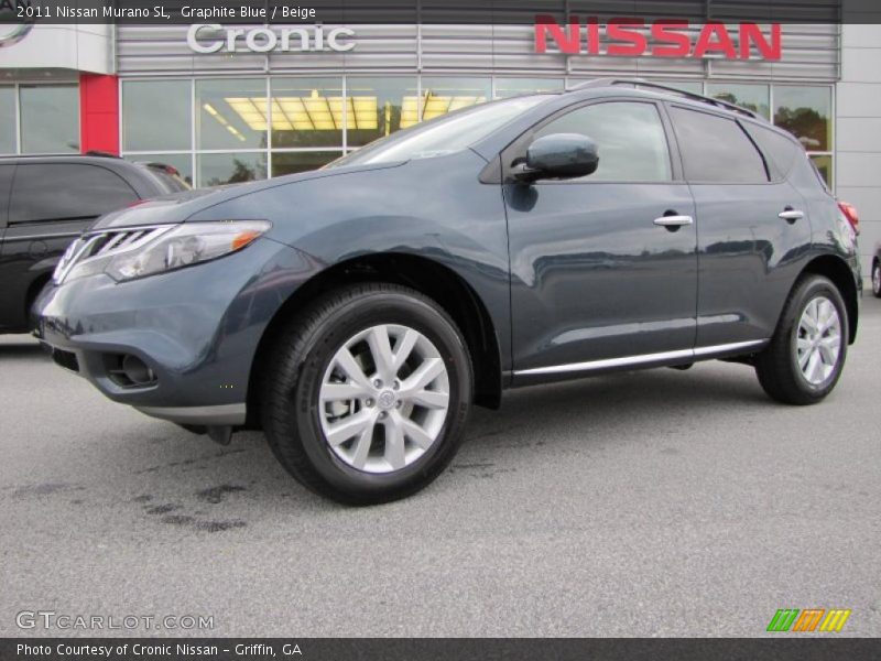 Graphite Blue / Beige 2011 Nissan Murano SL