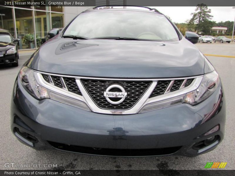 Graphite Blue / Beige 2011 Nissan Murano SL