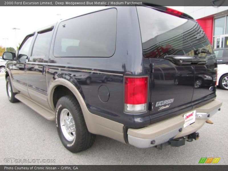 Deep Wedgewood Blue Metallic / Medium Parchment 2000 Ford Excursion Limited