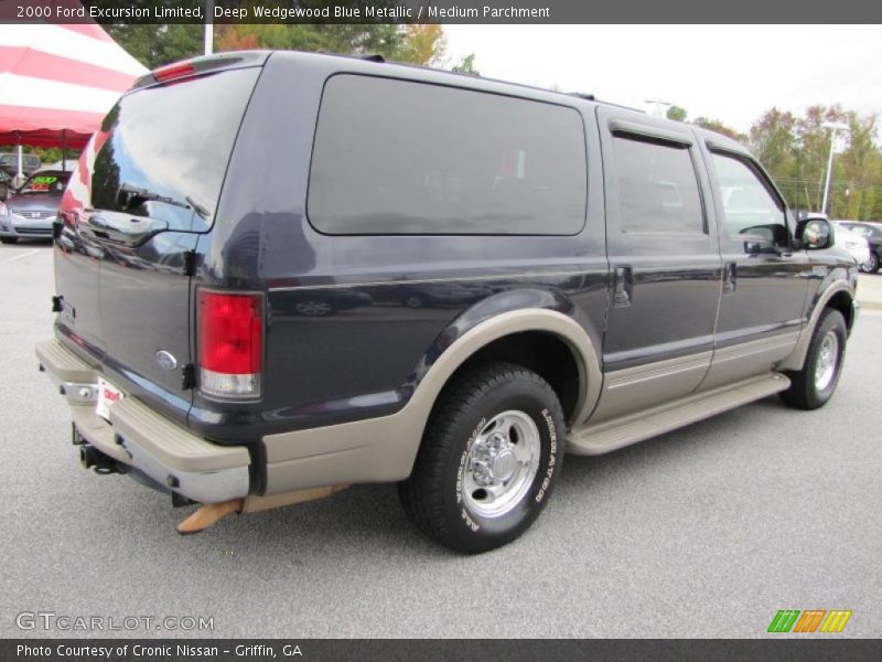 Deep Wedgewood Blue Metallic / Medium Parchment 2000 Ford Excursion Limited