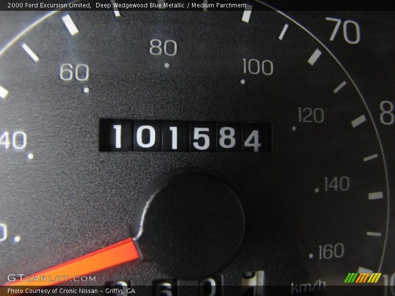 Deep Wedgewood Blue Metallic / Medium Parchment 2000 Ford Excursion Limited