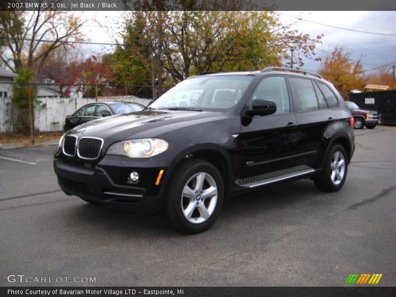 Jet Black / Black 2007 BMW X5 3.0si