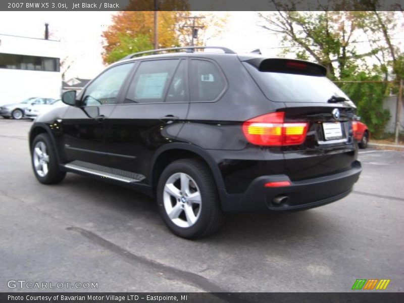 Jet Black / Black 2007 BMW X5 3.0si