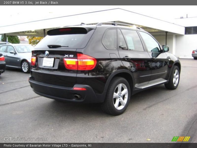 Jet Black / Black 2007 BMW X5 3.0si