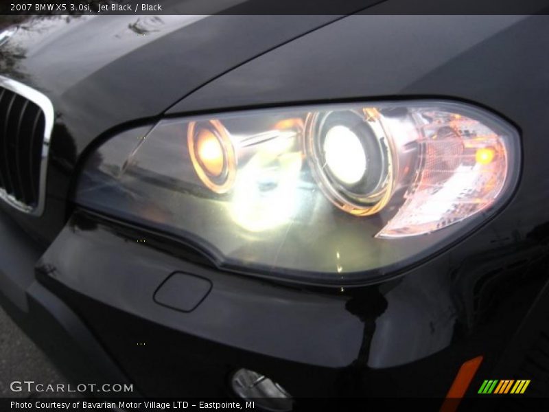 Jet Black / Black 2007 BMW X5 3.0si