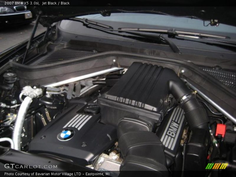 Jet Black / Black 2007 BMW X5 3.0si
