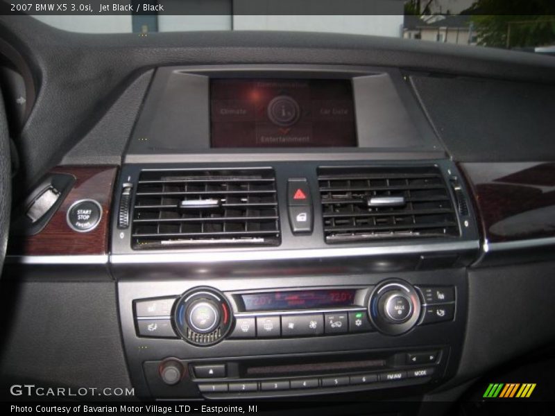 Jet Black / Black 2007 BMW X5 3.0si