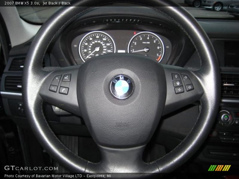 Jet Black / Black 2007 BMW X5 3.0si