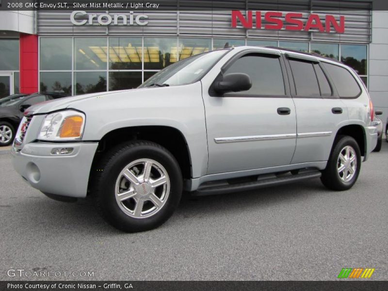 Silver Mist Metallic / Light Gray 2008 GMC Envoy SLT