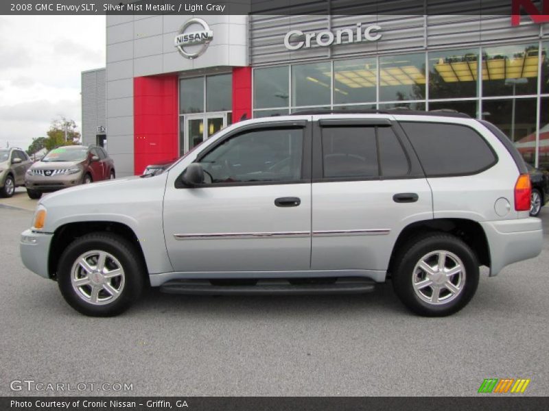 Silver Mist Metallic / Light Gray 2008 GMC Envoy SLT