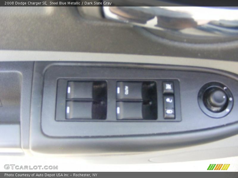 Steel Blue Metallic / Dark Slate Gray 2008 Dodge Charger SE