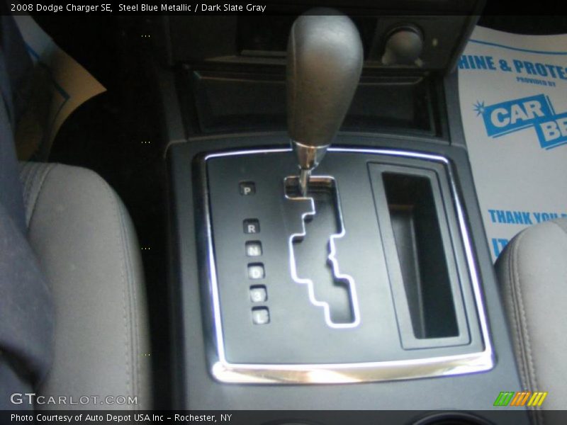 Steel Blue Metallic / Dark Slate Gray 2008 Dodge Charger SE