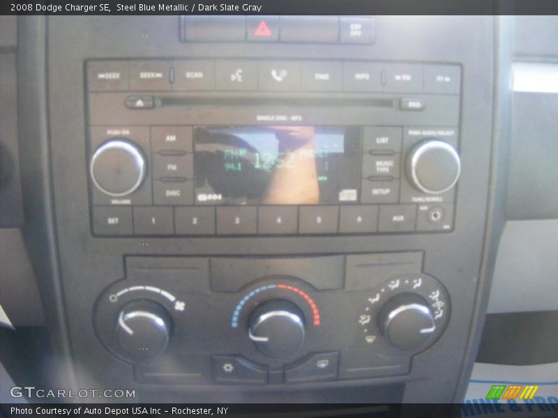 Steel Blue Metallic / Dark Slate Gray 2008 Dodge Charger SE