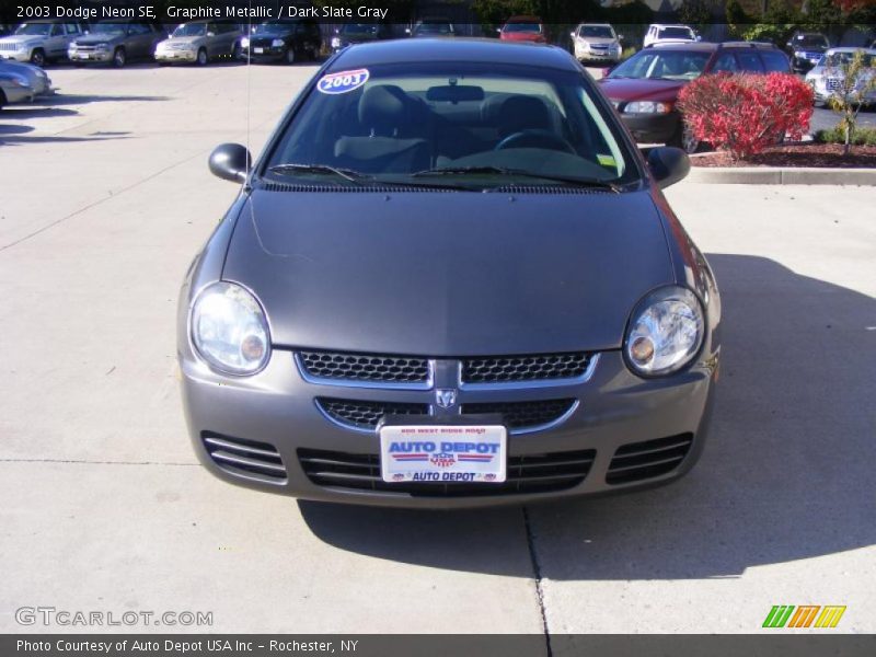 Graphite Metallic / Dark Slate Gray 2003 Dodge Neon SE