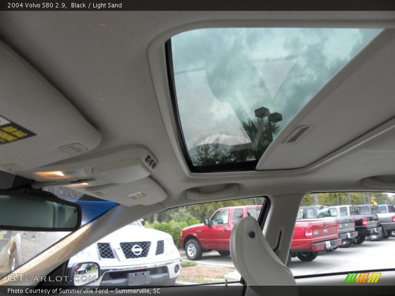 Sunroof of 2004 S80 2.9