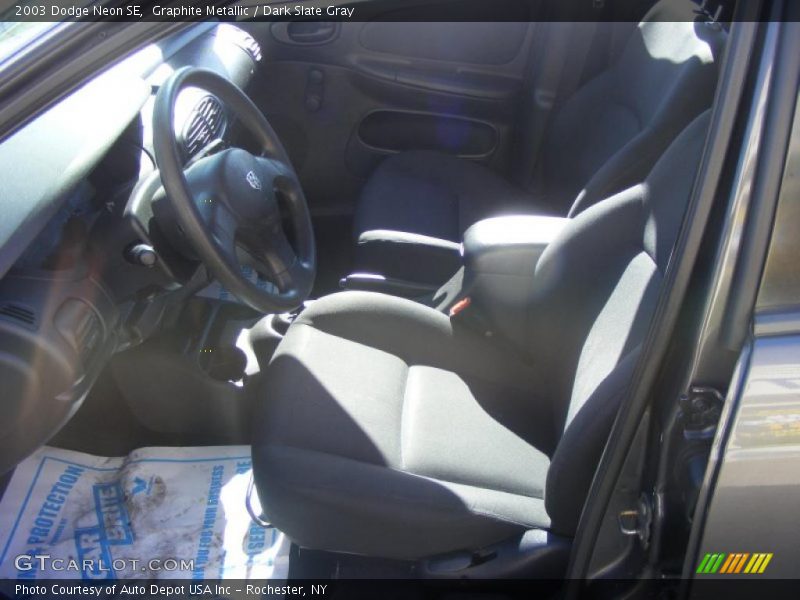 Graphite Metallic / Dark Slate Gray 2003 Dodge Neon SE