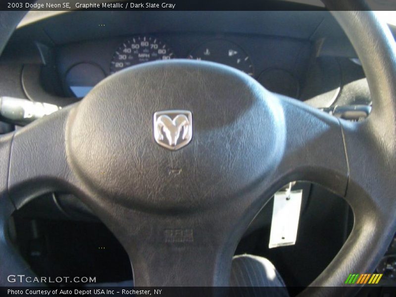 Graphite Metallic / Dark Slate Gray 2003 Dodge Neon SE