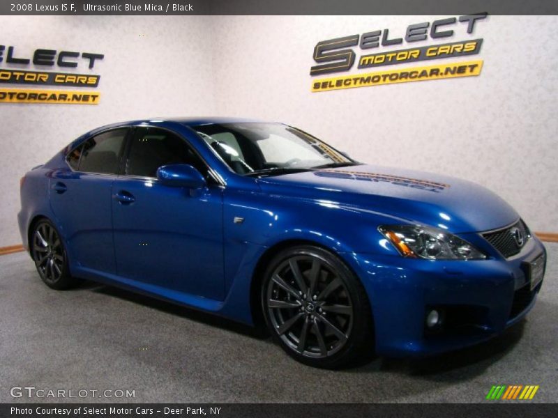 Ultrasonic Blue Mica / Black 2008 Lexus IS F