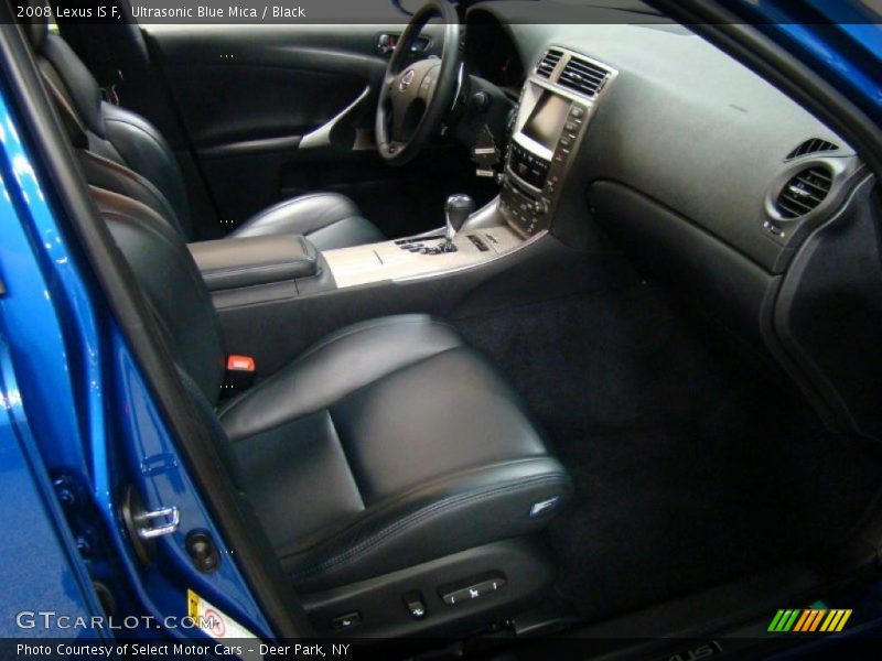  2008 IS F Black Interior