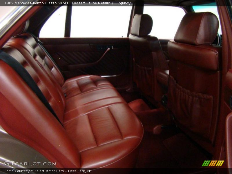  1989 S Class 560 SEL Burgundy Interior