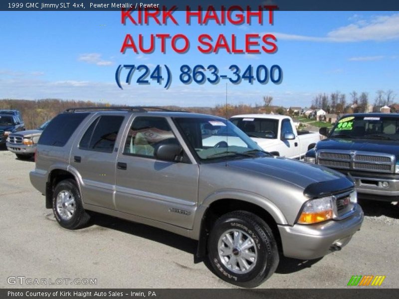 Pewter Metallic / Pewter 1999 GMC Jimmy SLT 4x4